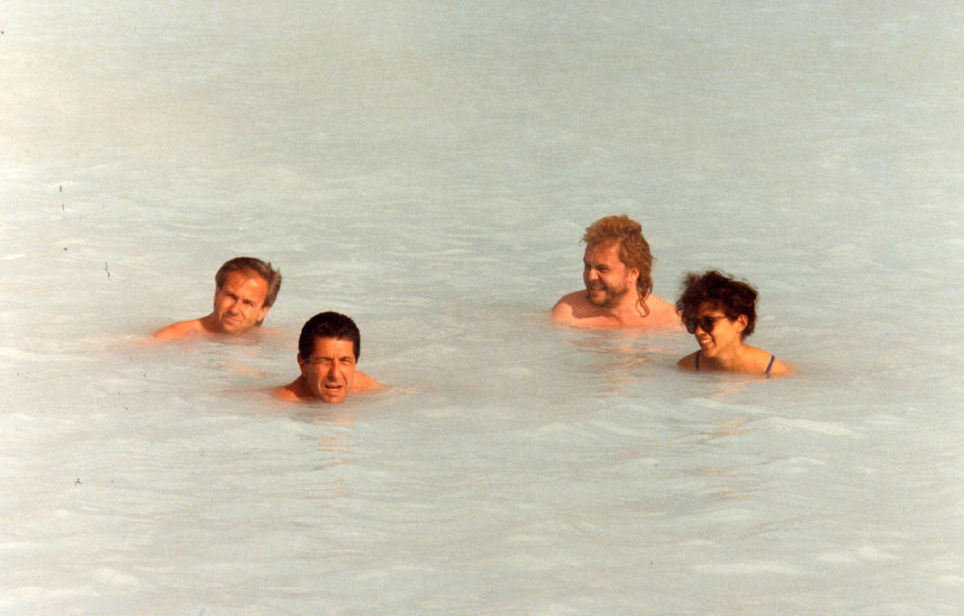 Hrafn with Leonard Cohen