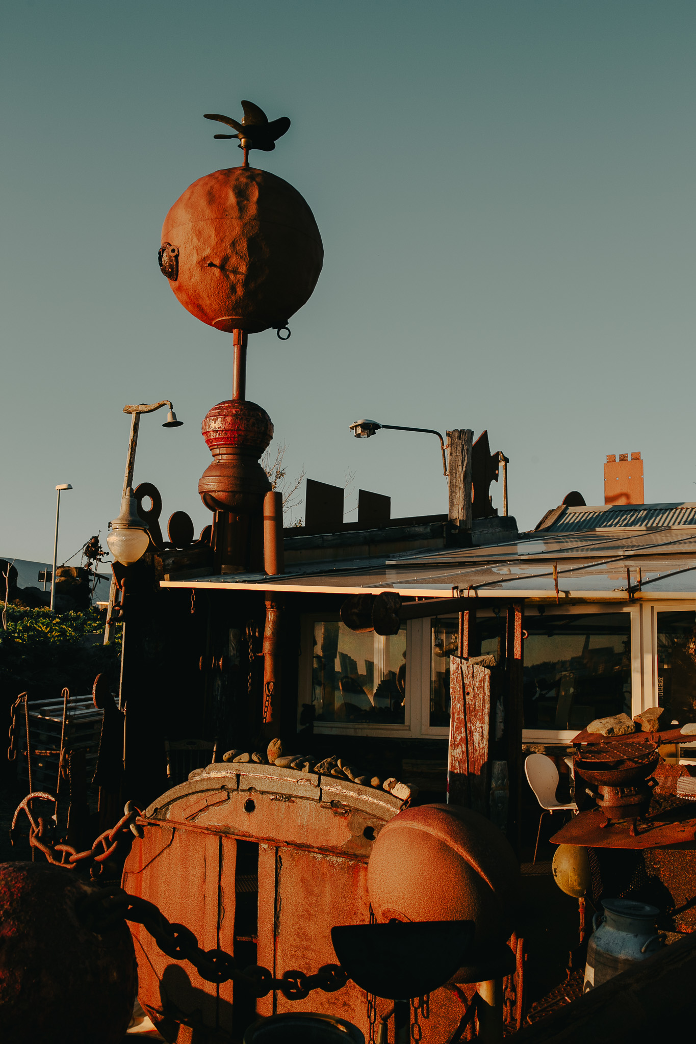 Outside The Recycled House
