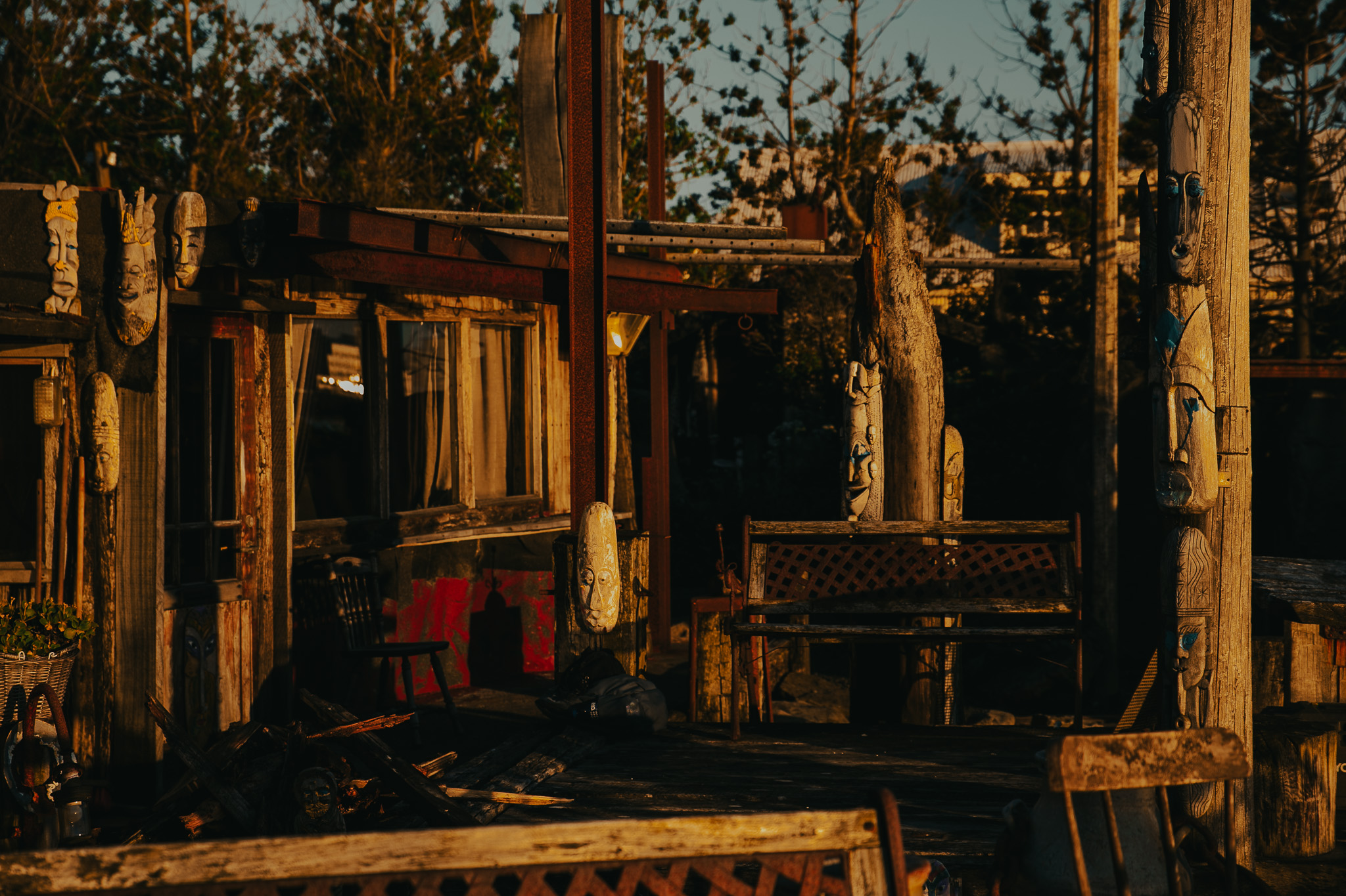 Outside The Recycled House